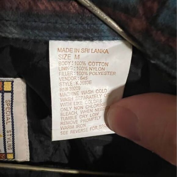 Vintage Sierra Pacific Lined Plaid Flannel Shirt M - Picture 2 of 5